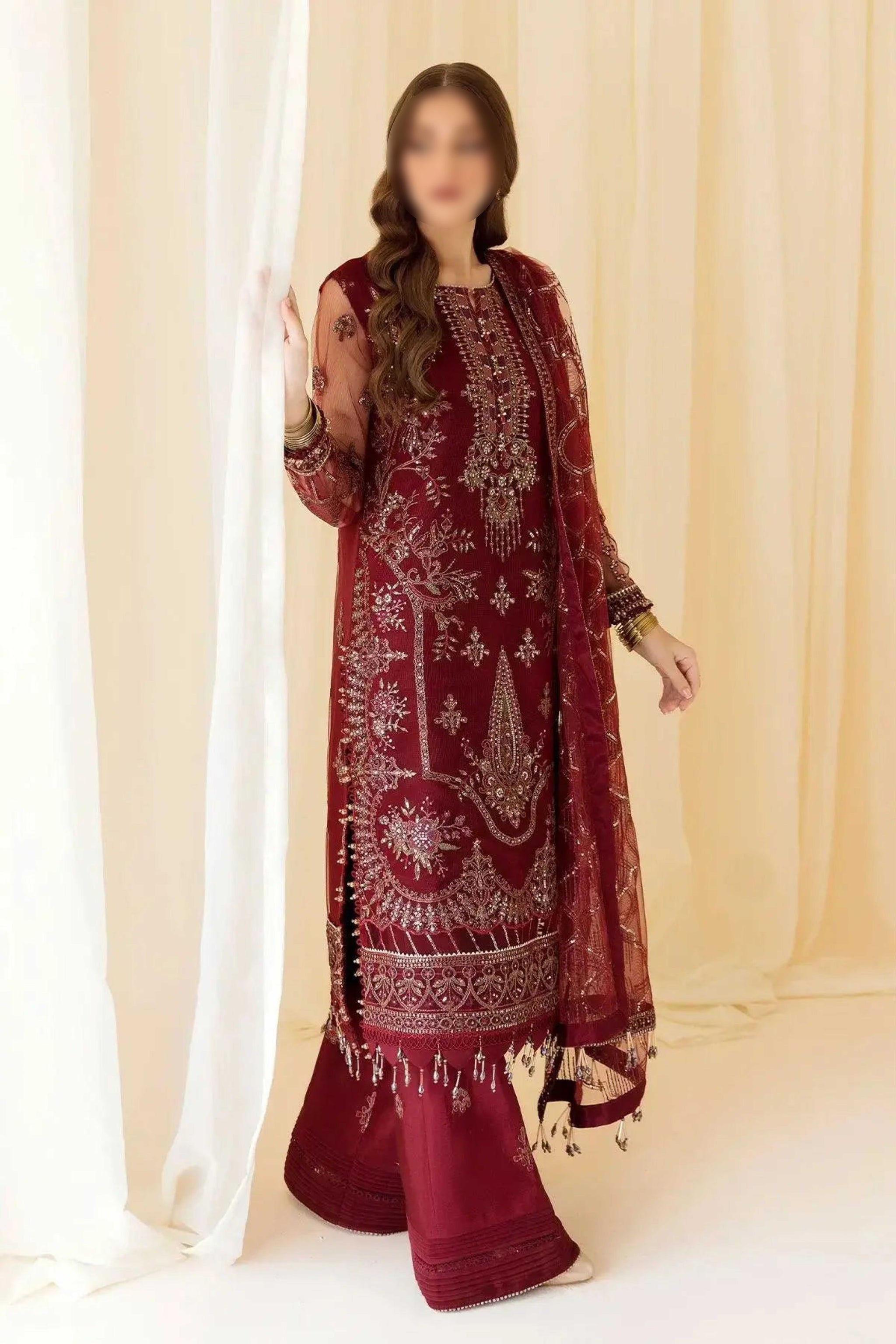 Mulberry – Traditional Embroidered 3-Piece Set