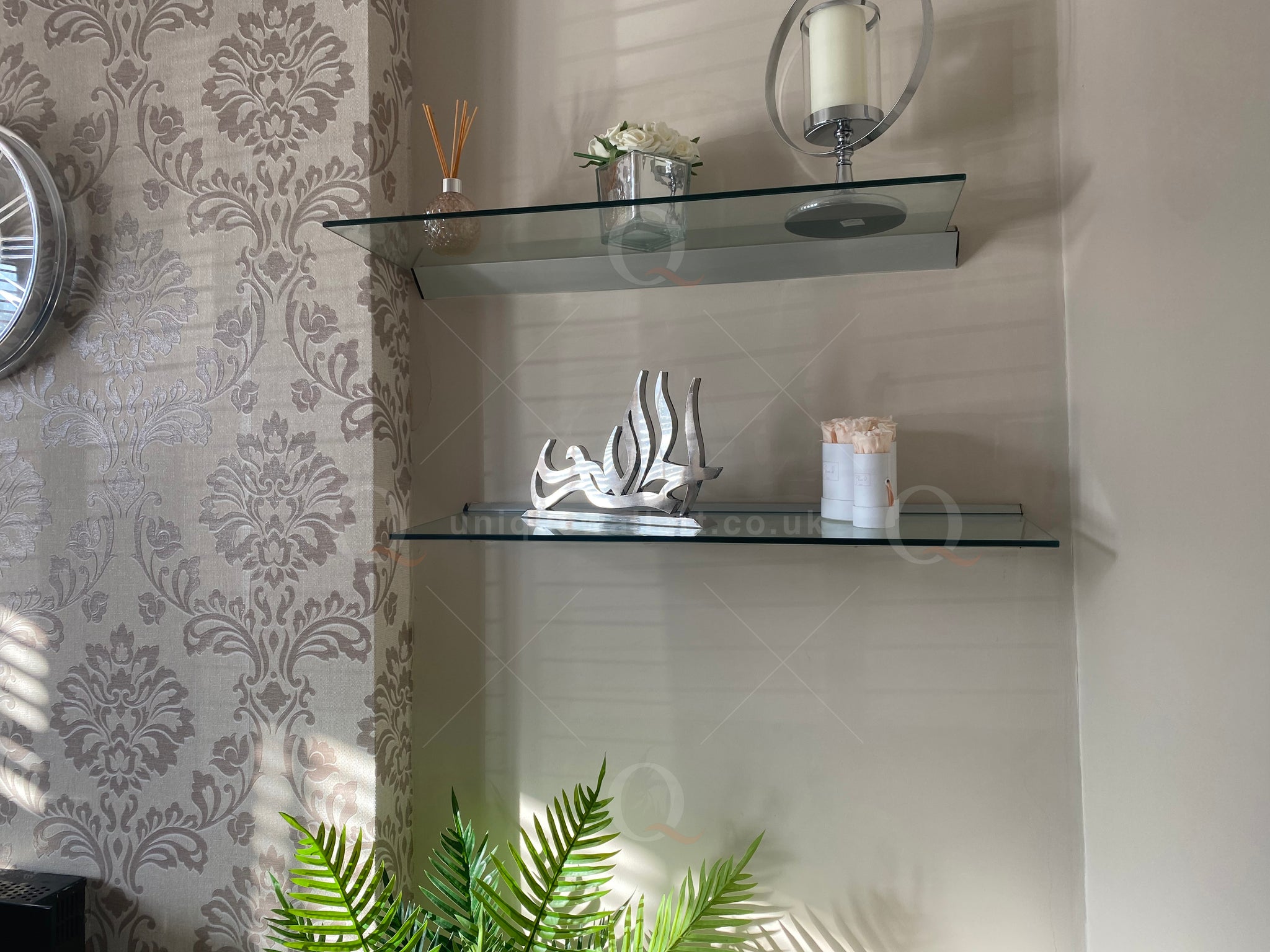 Alhamdulillah Table Decor 3D Stainless Steel Islamic Calligraphy