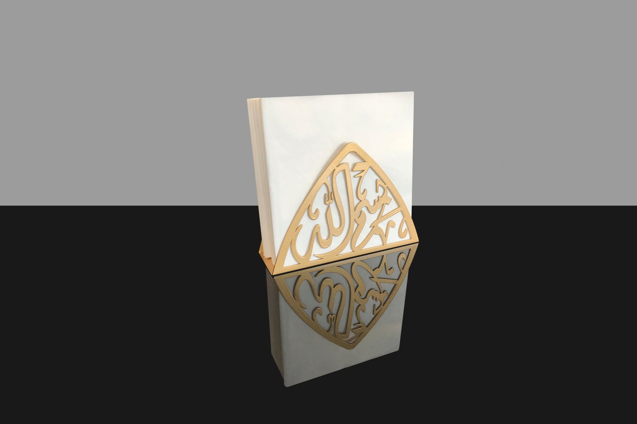 Best Bismillah Napkin Holder Stainless Steel Table Decor