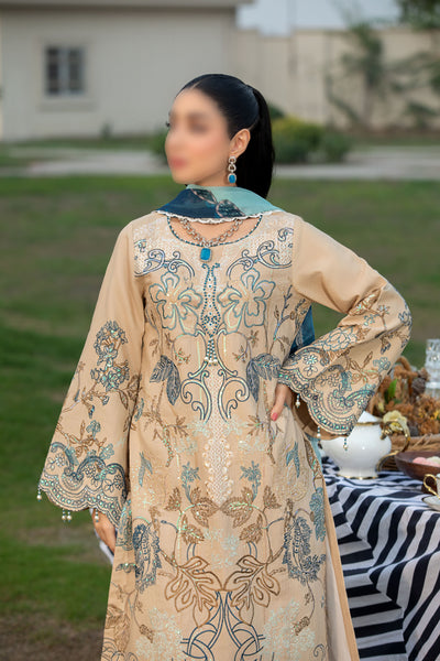 Beige Glam – Embroidered 3-Piece Premium Set