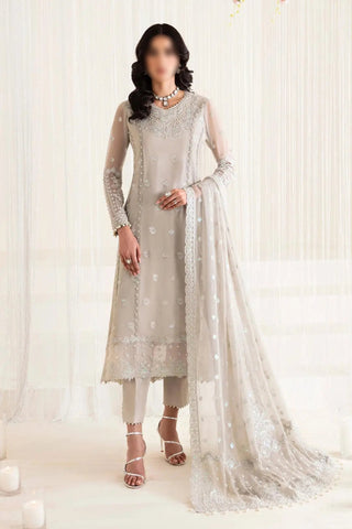 Soft Taupe – Traditional Embroidered 3-Piece Set