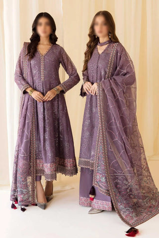 Purple – Traditional Embroidered 3-Piece Set
