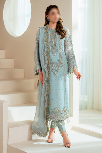 Sky Blue – Traditional Embroidered 3-Piece Set