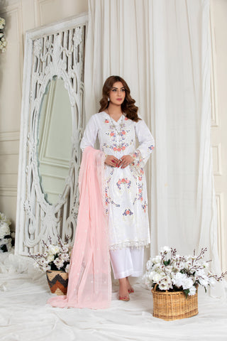 Fairy Traditional Wear - Embroidered 3-Piece Set
