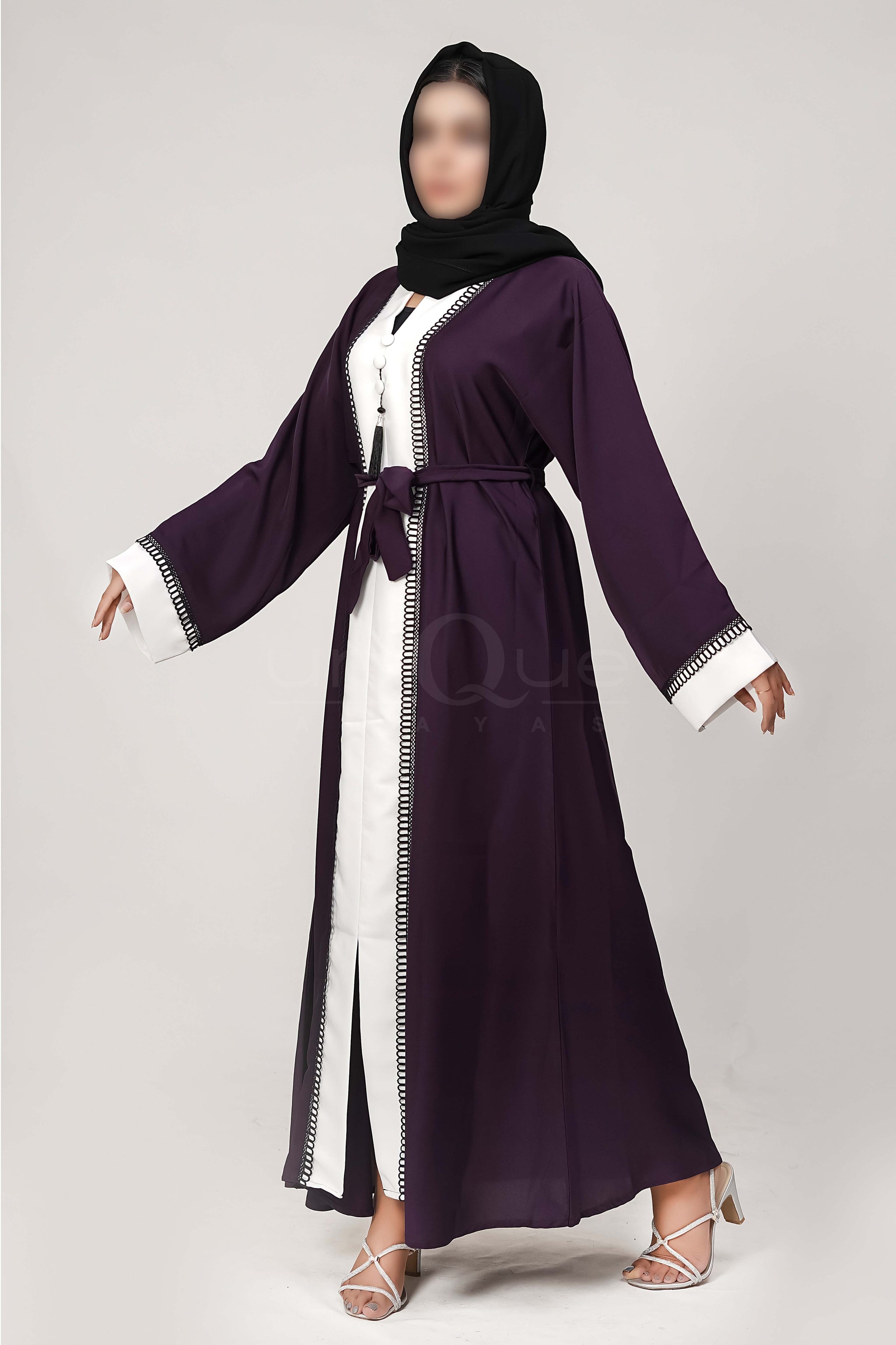 Essential Purple Abaya