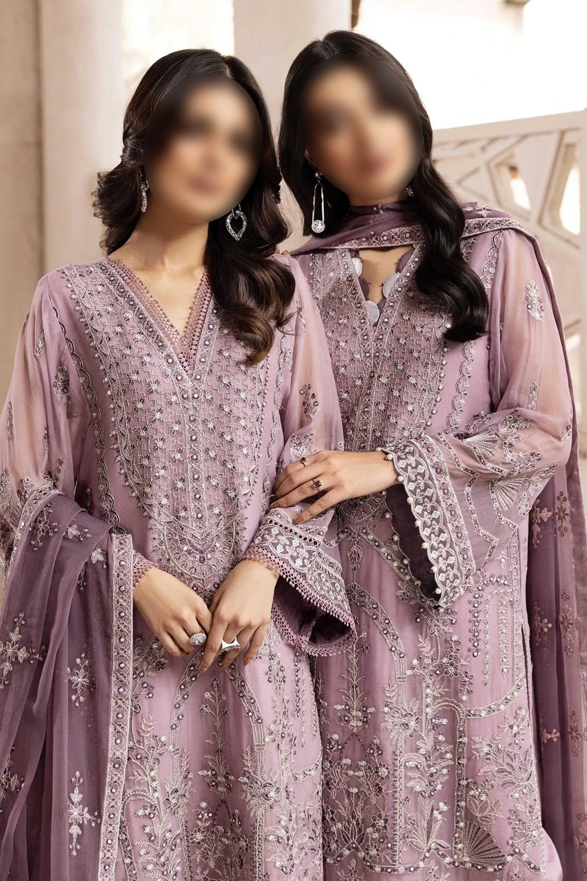 Light Purple – Traditional Embroidered 3-Piece Set