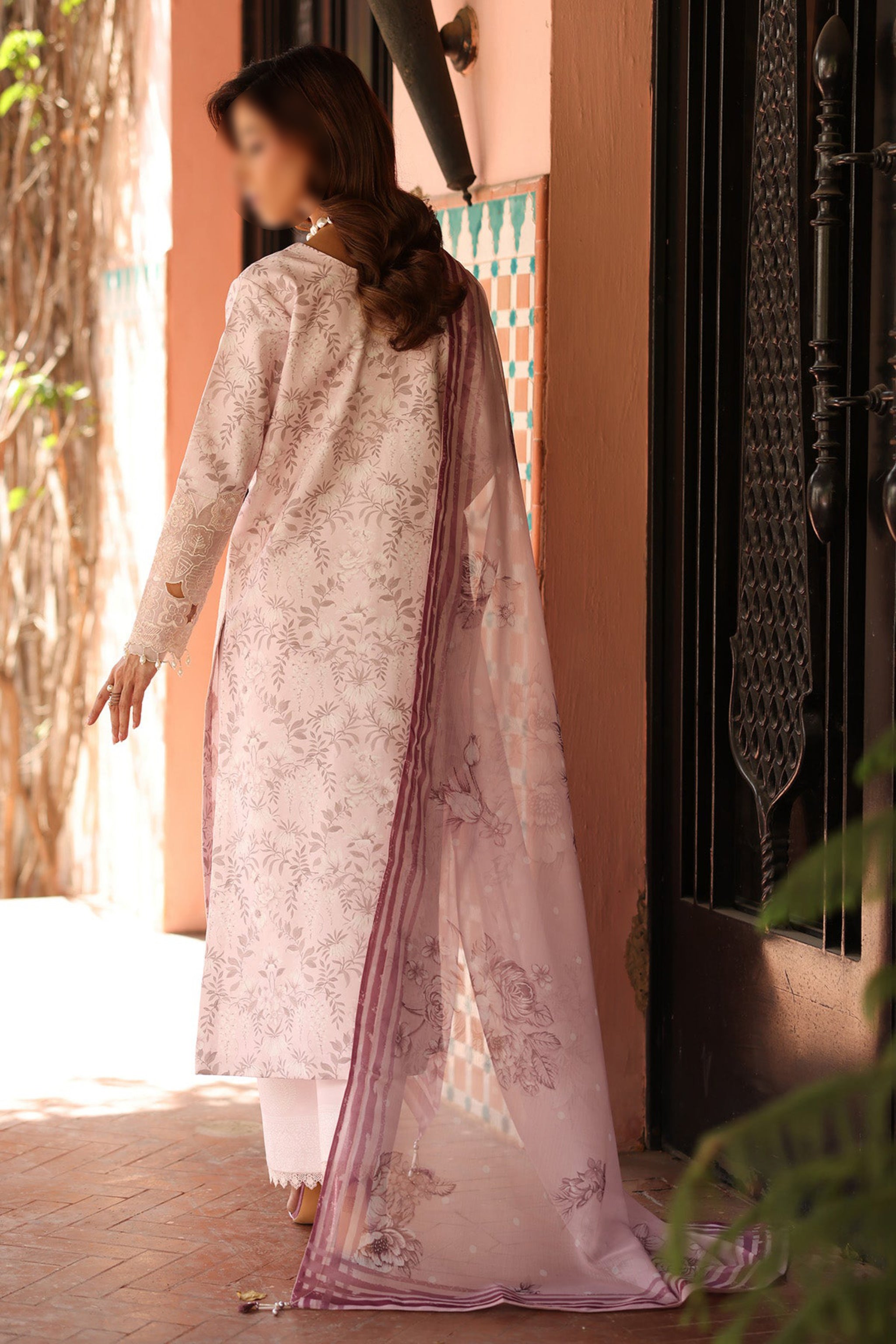 Pastel Pink – Traditional Embroidered 3-Piece Set