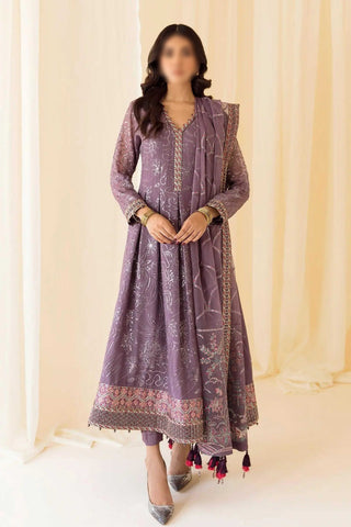 Purple – Traditional Embroidered 3-Piece Set