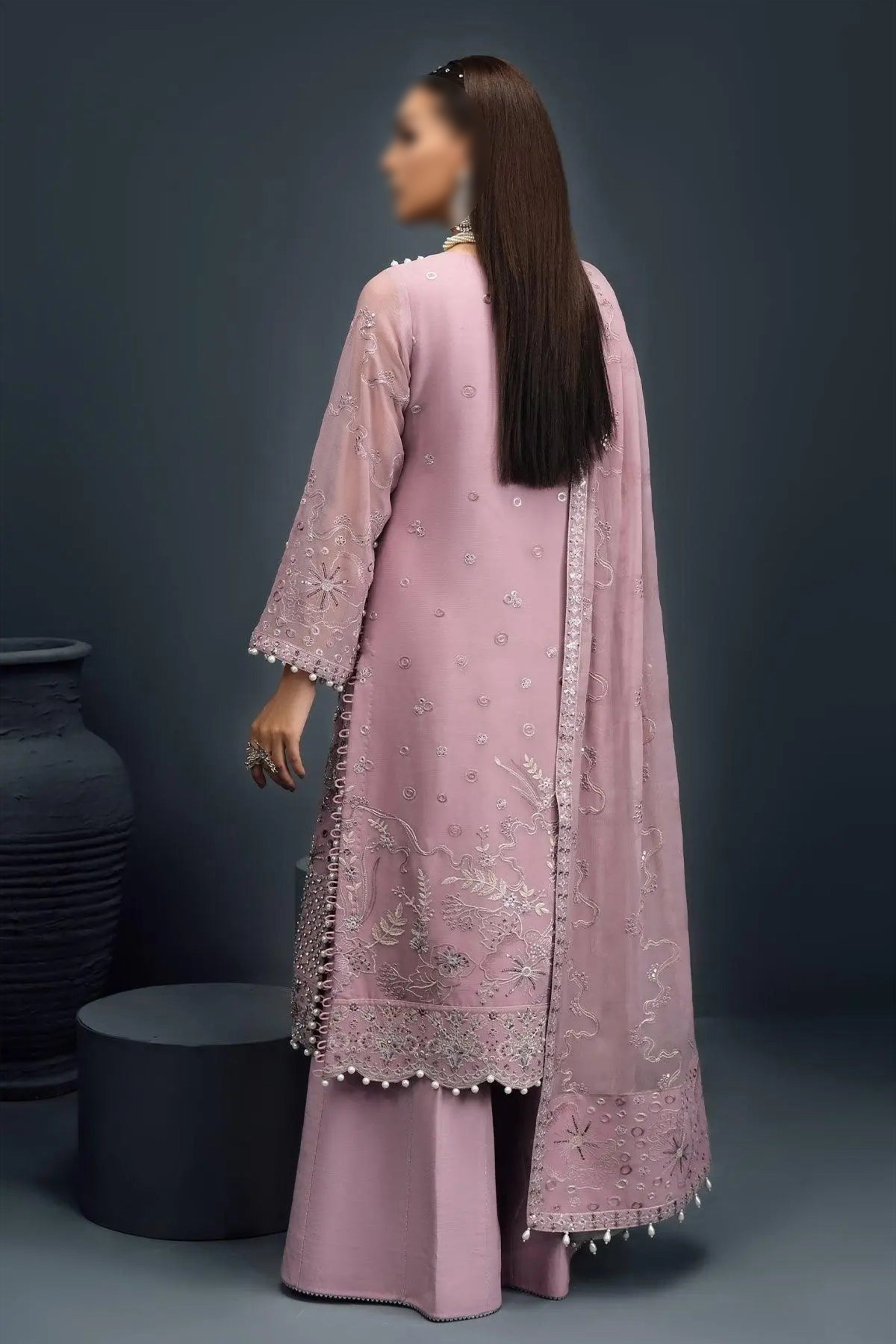 Light Pink – Traditional Embroidered 3-Piece Set