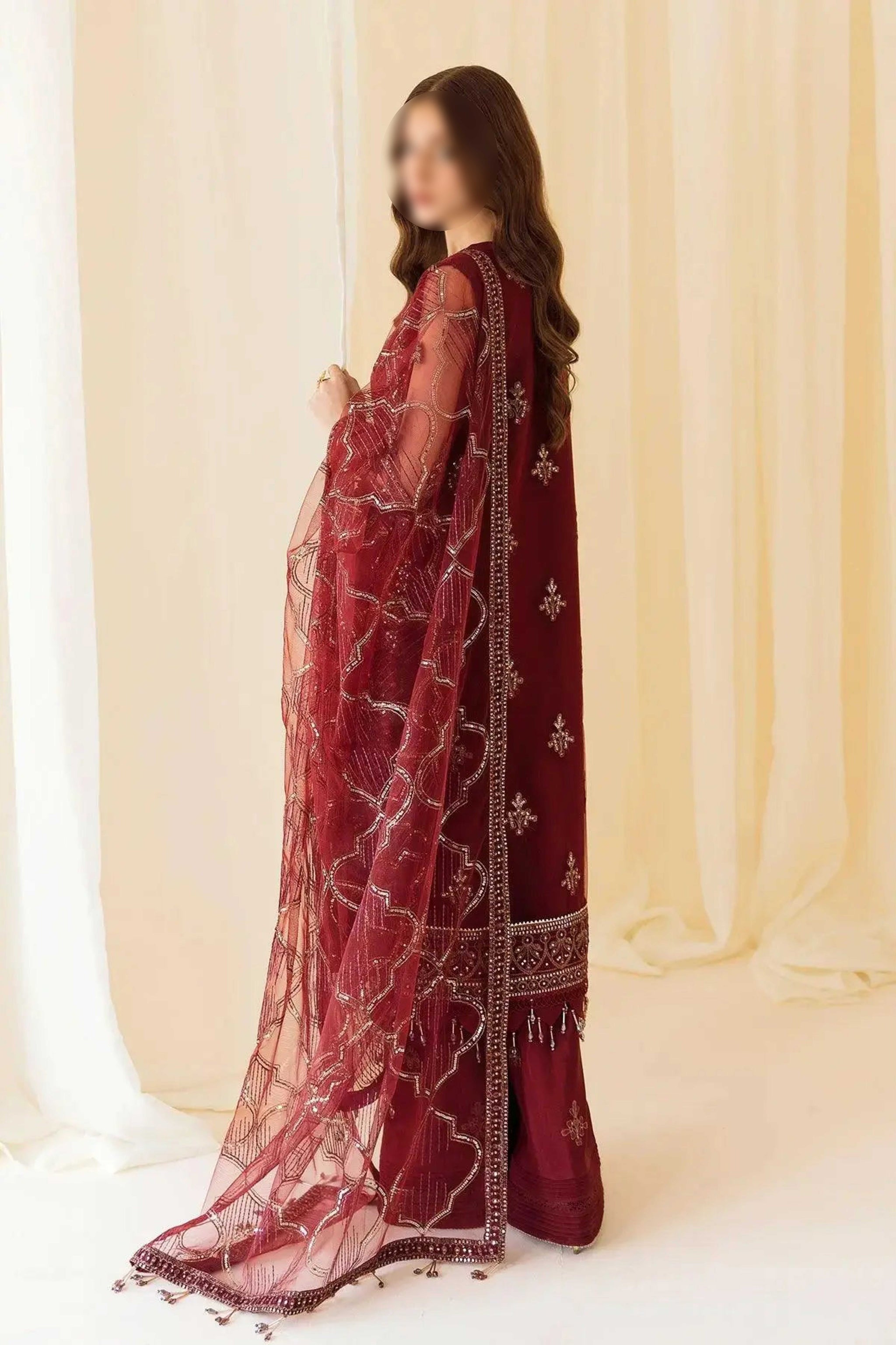 Mulberry – Traditional Embroidered 3-Piece Set
