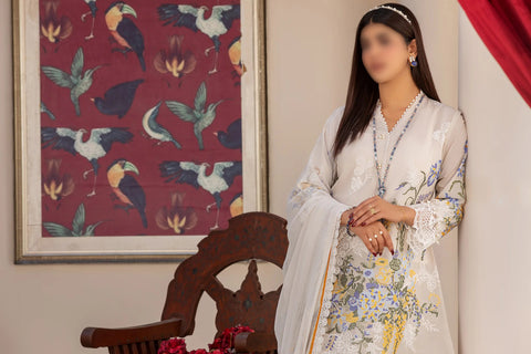 Classic Traditional Wear - Embroidered 3-Piece Set