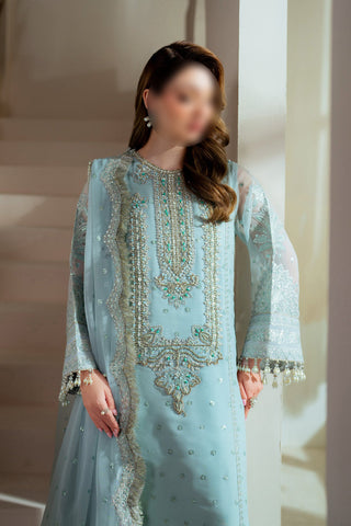 Sky Blue – Traditional Embroidered 3-Piece Set