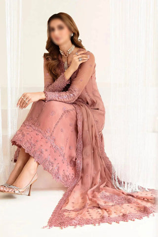 Dusty Rose – Traditional Embroidered 3-Piece Set