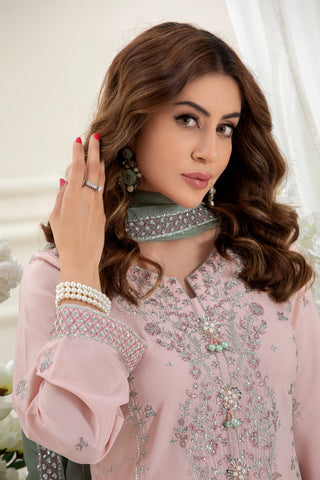 Modern Traditional Wear - Embroidered 3-Piece Set