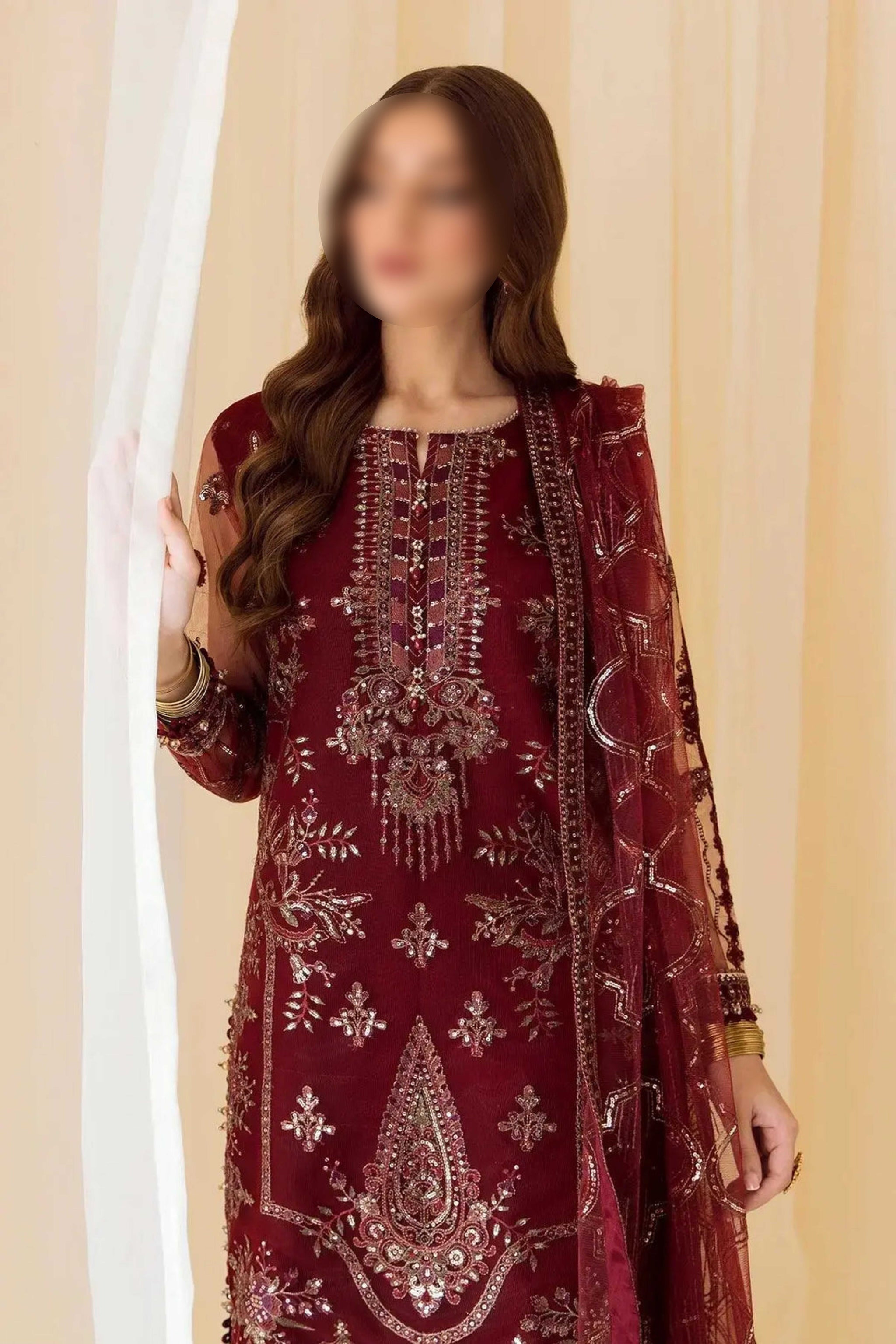 Mulberry – Traditional Embroidered 3-Piece Set