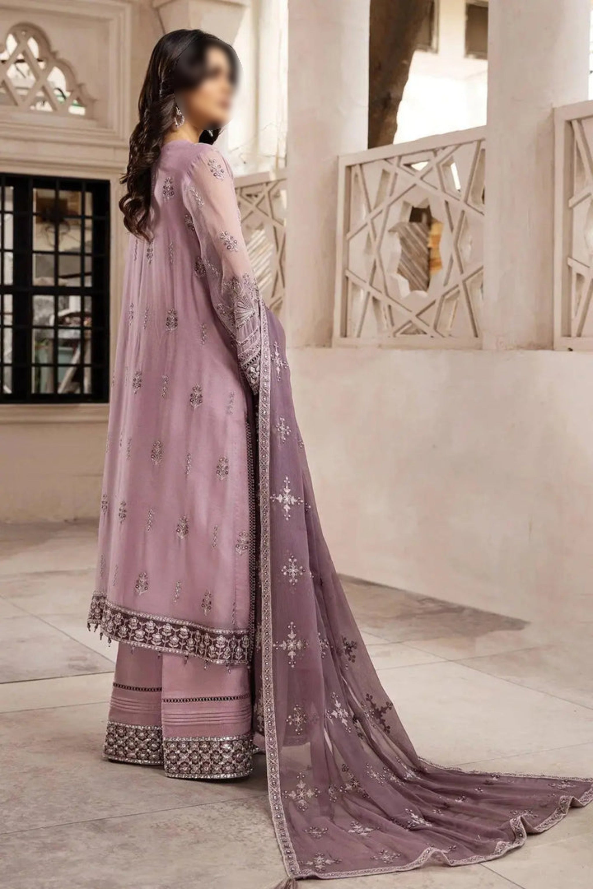 Light Purple – Traditional Embroidered 3-Piece Set
