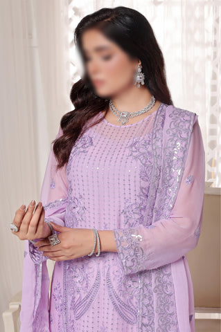 Light Purple – Traditional Embroidered 3-Piece Set