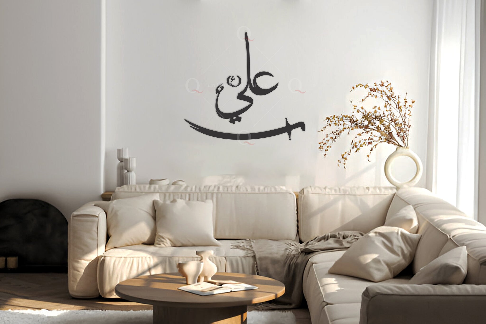Custom Made Hazrat Ali (AS) 3D Calligraphy Wall Art  For Home