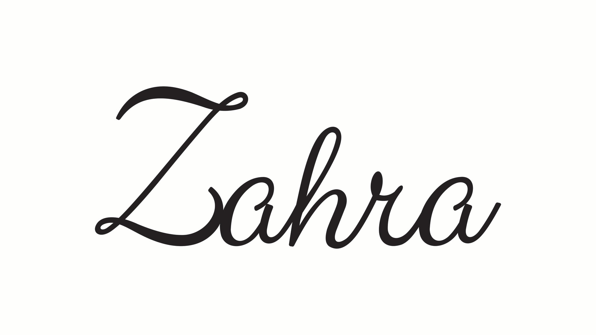 Bespoke Zahra Name 3D Islamic Calligraphy Art – uniquewallart