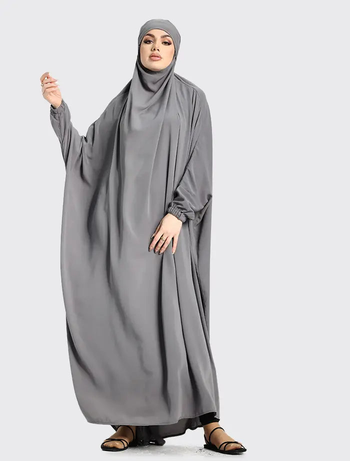 Grey 2 Piece Jilbab