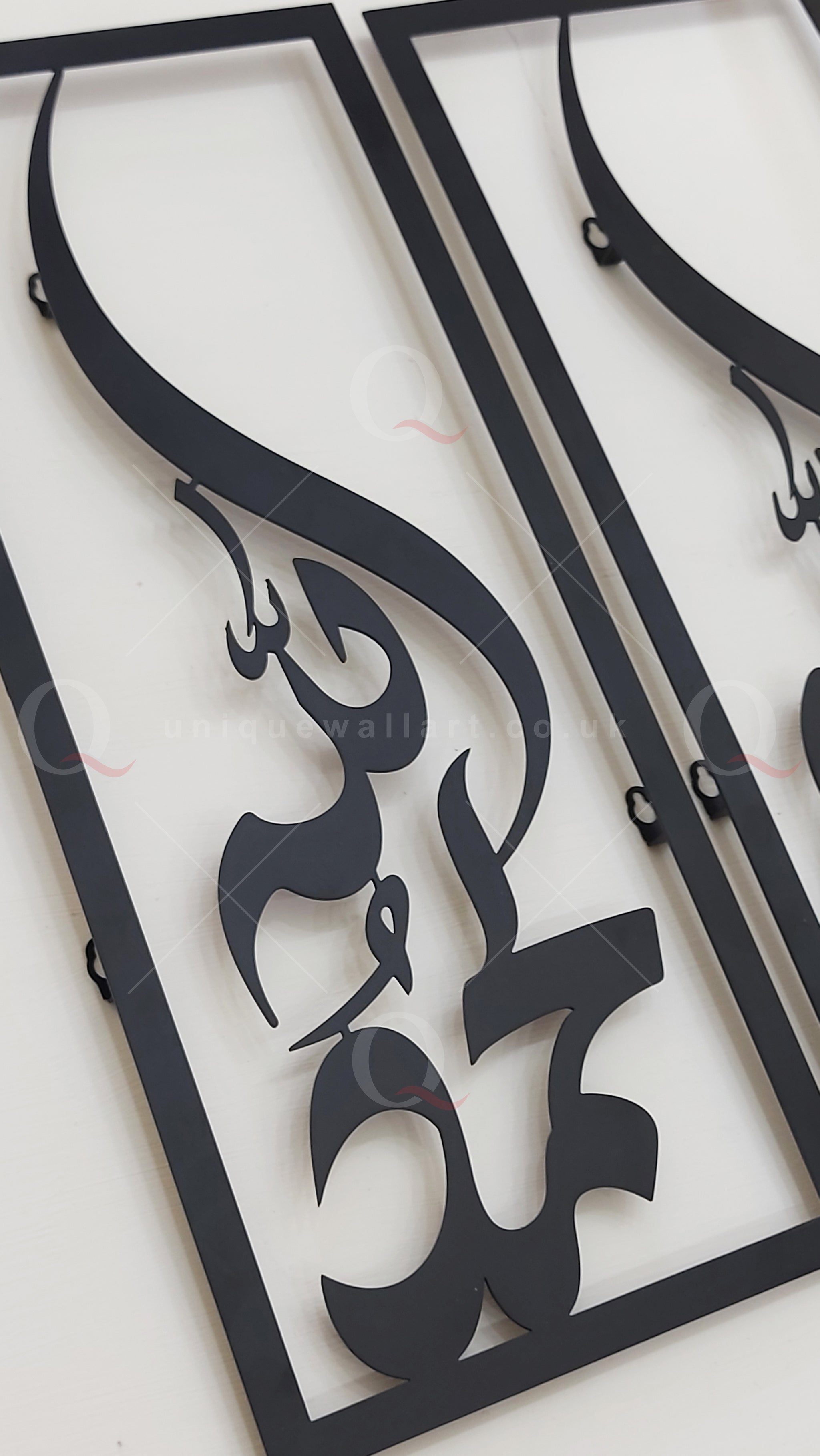 Set of 3 - SubhanAllah, Alhamdulillah and Allahu akbar Metal Arabic Calligraphy
