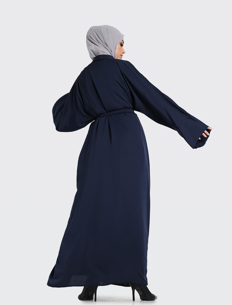 Side on sale open abaya